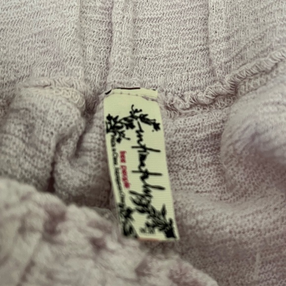 Free People Movement- Early Night Shorts in Washed Lavender. Size Medium Worn 1x - Picture 5 of 6